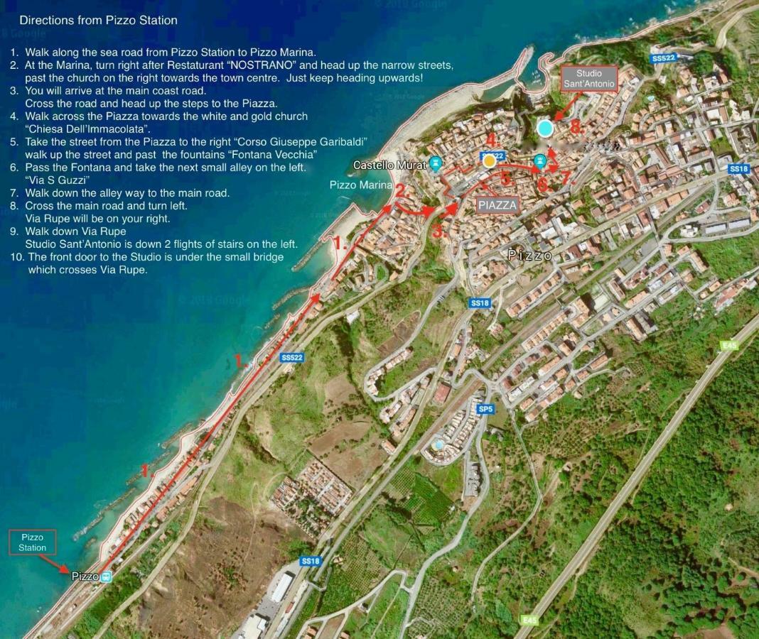 Studio Sant'Antonio Пиццо Экстерьер фото